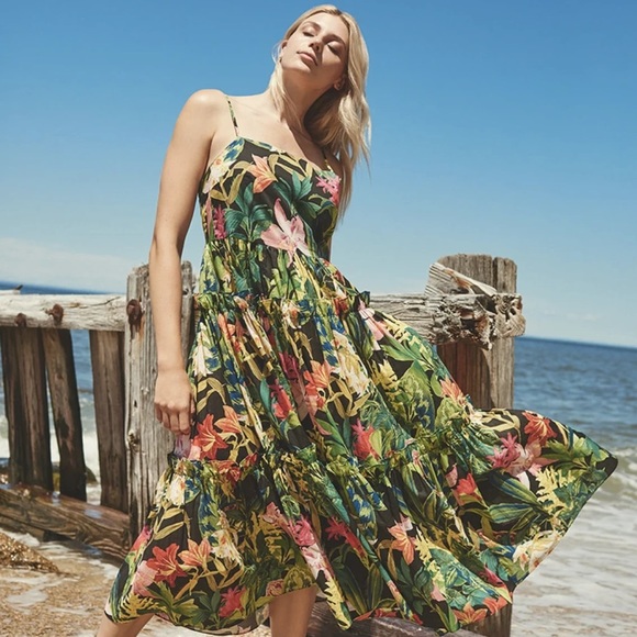 Cara Cara Harbour Island Cotton Midi Dress - Picture 4 of 12